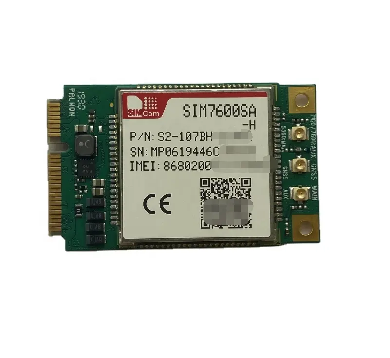 SIMCOM SIM7600SA-H PCIE 4G CAT-M & NB-IoTモジュールは、ミニアダプターボードを備えたLTECAT4をサポートしますSIM7600SA-H PCIE SIM7600SA-H PCIE