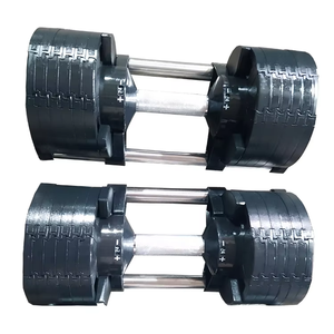 ดัมเบลปรับน้ำหนักได้หลากหลายน้ำหนัก 2-24 กก. ปรับน้ำหนักได้รวดเร็ว ขึ้นอย่างต่อเนื่องเป็น 2 กก./4 กก. ผลิตจากเหล็กหล่อ สำหรับยกน้ำหนัก - Product Image 2