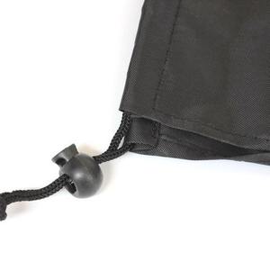 Bolsa negra para bastones de senderismo, bolsa de almacenamiento portátil de tela Oxford de 45x11cm con cierre de cordón para uso en exteriores - Product Image 5