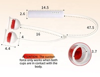 Gleitsaugende Vibrations-Brustpumpe mit Doppelbecher, Brustmassagegerät, Brust-Masturbator, Nippel-Leck-Saugbecher, Sexspielzeug