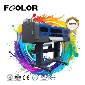 FCOLRO 2024 ใหม่ 8 สี i3200 ดิจิตอล dtf เครื่องพิมพ์ 60 ซม. dtf สัตว์เลี้ยงฟิล์มหมึกเครื่อง dtf เครื่องพิมพ์ผง dyer เครื่อง