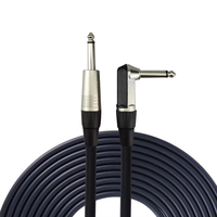 Instrument de musique 3ft 10ft 15ft 20ft 25ft 30ft 3m 6m Drum Bass Câble pour guitare électrique