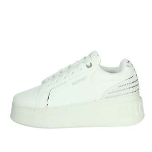 Zapatillas Deportivas Donna de Shopart, Blancas y Plateadas, Talla 37, Plataforma, Zapatos Modernos - Product Image 1