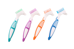 Brosse de nettoyage durable pour prothèses dentaires, brosse à dents à poils durs en nylon pour fausses dents - Product Image 2