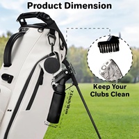 Brosse de nettoyage de balles et de clubs de golf personnalisée avec logo, brosse à eau, outil de nettoyage de golf avec clip