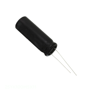 ตัวเก็บประจุแบบมีรู100 uF ตัวเก็บประจุ100 uF 20% 25V แบบเรเดียลผู้จัดจำหน่ายที่ได้รับอนุญาต - Product Image 1