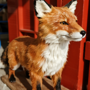 Modèle de renard animatronique réaliste en résine personnalisé, alimenté par moteur, pour la production cinématographique en intérieur/extérieur, les centres commerciaux, les écoles, les jardins, la décoration naturelle - Product Image 3