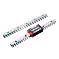 HLTNC 4 piezas 15 mm tipo cuadrado deslizador riel de guía lineal y bloque de rodamiento lineal HGH15CA deslizador CNC piezas pista
