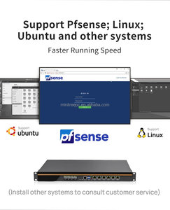 19 นิ้ว 1u Rackmout เซิร์ฟเวอร์ i9 13900 i7 13700 6xi225 2.5G Nics ไฟร์วอลล์เซิร์ฟเวอร์ i5 13400 มินิพีซี 4 * POE pfSense OPNsense Mikrotik - Product Image 5