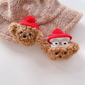 Funda de perro de peluche para <span class=keywords><strong>Iphone</strong></span> <span class=keywords><strong>Airpods</strong></span> <span class=keywords><strong>Pro</strong></span> Airpods3 <span class=keywords><strong>2</strong></span> 1 funda Kawaii Furry funda de transporte para <span class=keywords><strong>iPhone</strong></span> <span class=keywords><strong>Airpods</strong></span> <span class=keywords><strong>Pro</strong></span> funda de carga - Product Image 3