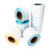 Étiquettes thermiques vierges personnalisées en gros 4x6 100x150mm, papier thermique imperméable à forte adhérence pour le transport logistique