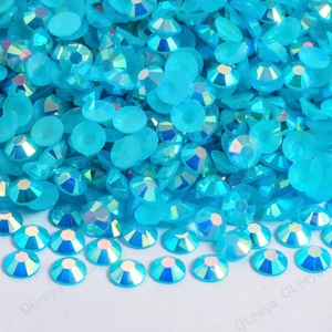 Oleeya Usine En Gros Ss6-ss30 Toutes Tailles Jelly Flatback Pierres Cristal AB Résine Strass pour Artisanat DIY Accessoires - Product Image 6