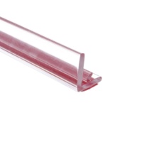 P12LJ Joint de montant de porte de douche super clair multi-usages transparent en L