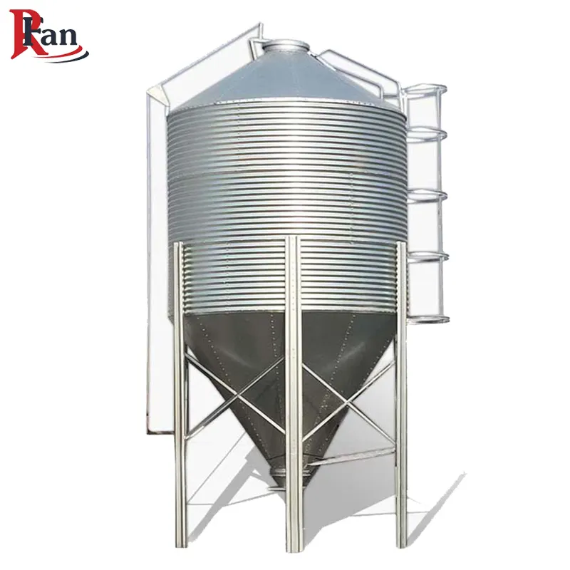 Thức ăn chăn nuôi lúa mì Silo hạt lưu trữ Giá mini thức ăn Silo để bán