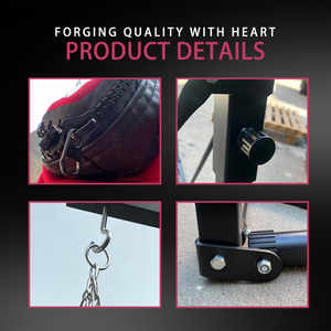 ODM pabrik OEM tinggi dapat disesuaikan tugas berat samsak tinju berdiri baja kantong pasir rak untuk kebugaran rumah - Product Image 4