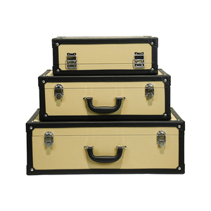 Custom Reusable Leather Luxury Collection Wooden Box Case Watch Case Metal and Wood Watch <strong>Storage</strong> <strong>Suitcase</strong> - Product Image 2