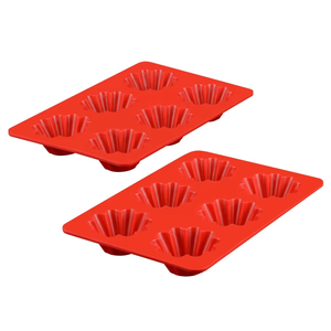 Poêle à <span class=keywords><strong>brioche</strong></span> Offre Spéciale 6 tasses <span class=keywords><strong>moule</strong></span> à <span class=keywords><strong>brioche</strong></span> en silicone 2 paquets pour la cuisson de la tarte, muffins, pouding <span class=keywords><strong>moule</strong></span> antiadhésif - Product Image 6