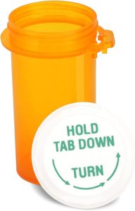 30 Dram Child-Resistant Cap <b>Empty</b> <b>Plastic</b> Medicine Pill <b>Bottle</b> - Product Image 3