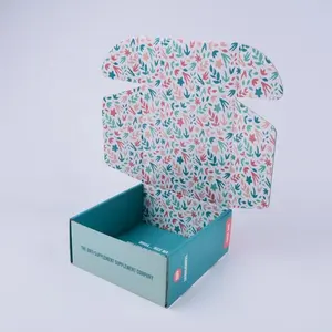 Caja reciclable Caja de embalaje de cartón personalizada Embalaje de zapatos de papel Ropa Embalaje negro