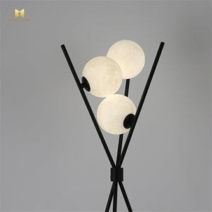 Lámpara de Pie LED de Diseño Nórdico Moderno y Minimalista con Luz Lunar Estrellada para Dormitorio, Mesita de Noche, Estudio, Sala de Estar y Sofá - Product Image 3