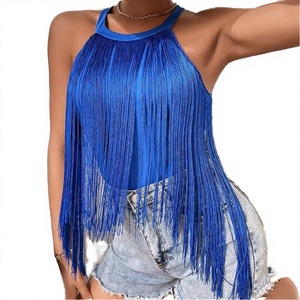 Débardeurs Halter Sexy pour Femmes King Mcgreen Star, Sans Manches, Respirants, Séchage Rapide, Courts, Chic, pour l'Été, Style Urbain - Product Image 3