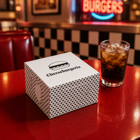 Boîte à hamburger personnalisée OEM avec faible MOQ et délai de livraison rapide pour les vendeurs de marques e-commerce