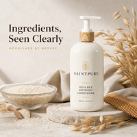 Après-shampoing adoucissant à l'avoine et au riz, marque privée, 500 ml – Formule personnalisée pour des cheveux plus doux et des pointes plus longues, idéal pour les cheveux secs