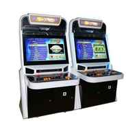 Machine d'arcade de combat tout-en-un de type cabinet, avec double joystick, fonctionnant à pièces, pour jeux de combat classiques.