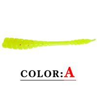 50 pcs 0.4g/4.5cm ver de terre simulation de silice gel mouche grub doux appâts senko worms silicone leurres de pêche en vrac pas cher