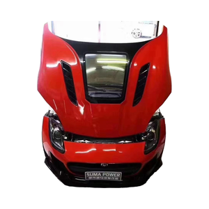 Nuevo Capó de Fibra de Carbono para F-Type Coupé - Estilo Imp Mejorado con Enganche de Remolque - Product Image 1