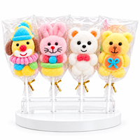 Vente en gros de guimauves blanches personnalisées au goût sucré et fruité, bonbons mignons
