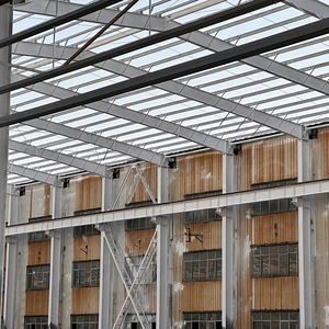 GM STEEL Bâtiment d'entrepôt préfabriqué en acier léger à usage intensif, structure en acier léger, qualité Q235/Q355, norme GB, découpe et pliage en usine - Product Image 3