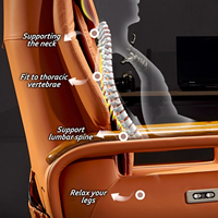 Chaise ergonomique moderne pour le bureau et la maison, dossier personnalisé pour le personnel, formation informatique, arc en fer