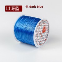 Hilo Elástico Transparente Plano Zhe Ying, Cordón de Cristal para Abalorios, Hilo para Hacer Joyas, Hilo Elástico