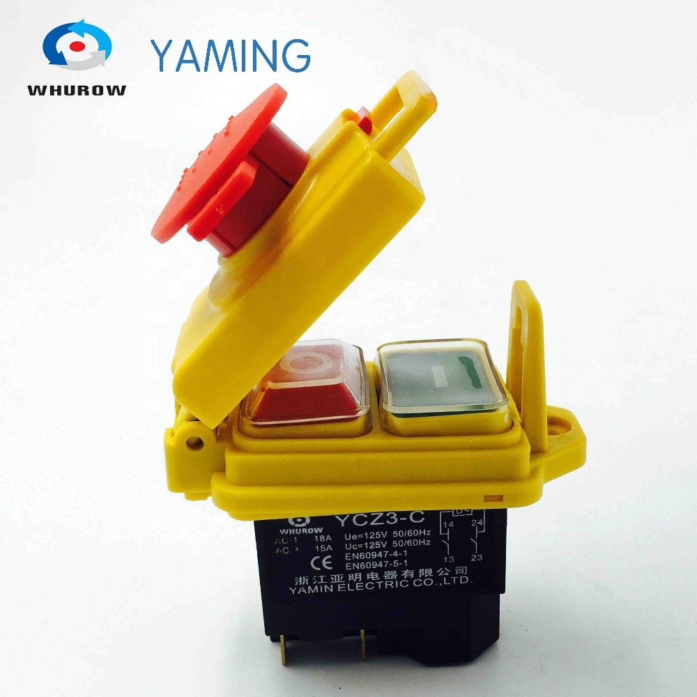 Электромагнитный переключатель серии YCZ, водонепроницаемый защитный кнопочный переключатель, электромагнитный переключатель зажигания