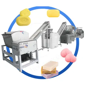 OCEAN Full Set Soap Manufacture Equipment Commercial Bar Soap Extruder Small Soap Make Machine for Hotel