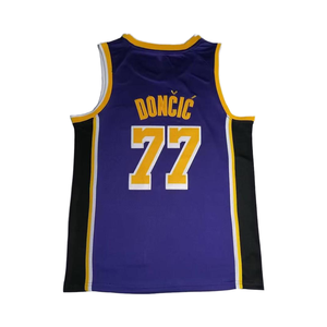 <span class=keywords><strong>2025</strong></span> mới giá rẻ khâu bóng rổ Jersey Los Angeles #77 Luka doncic Jerseys - Product Image 4