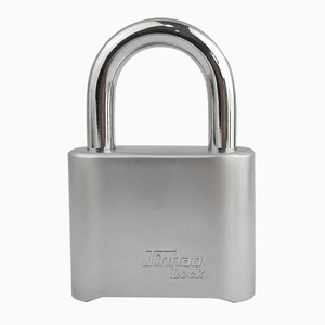 กุญแจล็อคแบบผสมผสาน ยี่ห้อจินห่าว รูปทรงสี่เหลี่ยม ผลิตจากโลหะผสมสังกะสี ขนาดห่วง 8 มม. สำหรับประตูคลังสินค้า อุปกรณ์ฮาร์ดแวร์ เฟอร์นิเจอร์ เครื่องมือ และกระเป๋า - Product Image 2