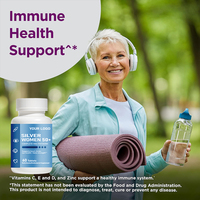 Multivitamin dan Multimineral Wanita dengan Vitamin Termetilasi dan Mineral Terkelat untuk Energi, Fokus, dan Kesehatan Imunitas