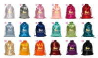Ensemble d'emballage de perruques personnalisé avec logo, boîte cadeau de luxe pour perruque avec sac en satin à cordon, bandeau, bonnet, cape et carte d'entretien des cheveux