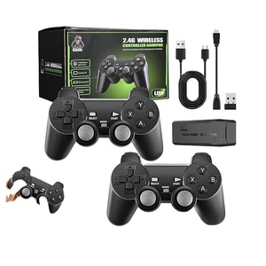 Stick de <span class=keywords><strong>jeu</strong></span> vidéo TV rétro M8 HD 4K avec 20 000 jeux préchargés et <span class=keywords><strong>deux</strong></span> manettes sans fil pour les enfants et les adultes pour jouer à <span class=keywords><strong>la</strong></span> <span class=keywords><strong>maison</strong></span> - Product Image 1