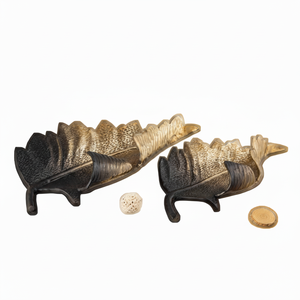 Plateau en aluminium de style vintage argenté classique pour un charme durable - Product Image 1