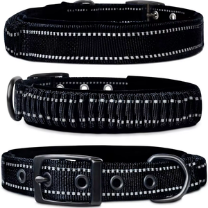 Collar de Perro Resistente con Asa |   Diseño Reflectante Acolchado de Nailon Balístico |   Cierre de Hebilla Ajustable de Aleación de Zinc - Product Image 1