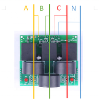 JSY-MK-333 modul pengukur energi Voltmeter AC Mini Bidirectional tiga fase untuk memperoleh energi