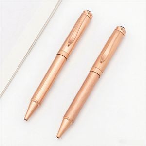 High Quality Luxury Rose <b>Gold</b> Ballpoint <b>Pen</b> Premium Custom Logo Metal <b>Pens</b> Perfect Gift for Business or Personal Use - Product Image 2
