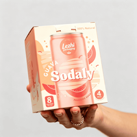 Caja de Cartón Corrugado Resistente, Totalmente Personalizable, con Impresión UV, Práctica para Envasado de Bebidas y Envoltura de Regalos