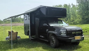JMC Dada Pick-up tout-terrain 4x4, camping-car, camping-car tout-terrain, toit rigide relevable, voyage d'affaires, double usage, camping-car tout-terrain - Product Image 2