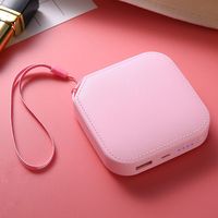 Optimisation du produit, mini batterie externe portable, alimentation haute capacité, cadeau mobile d'extérieur, logo, batteries externes 5000mAh
