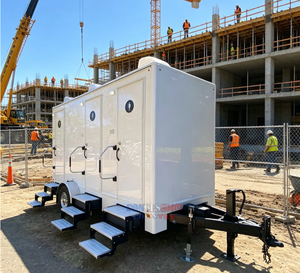 2026 Fabricantes de Baños Portátiles de Lujo Europeos Móviles, Remolque de <span class=keywords><strong>Baño</strong></span> Portátil con <span class=keywords><strong>Ducha</strong></span> e Inodoro - Product Image 1