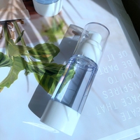 Usine directement vente 30ml 1oz vide clair cosmétique Airless vaporisateur rond rechargeable 50ml Airless pompe bouteille